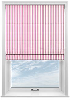 The British Stripe Co. Mary, Notting Hill No.2 - Roman Blind